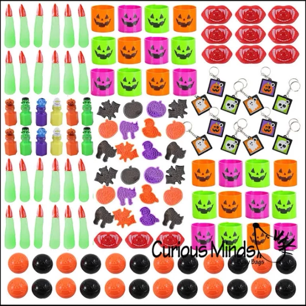 132 Piece Halloween Party Favor Set