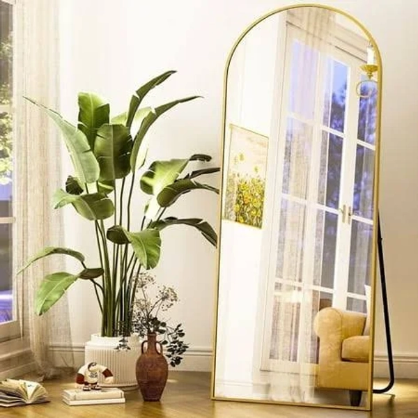 Beautypeak Arched Full Length Floor Mirror