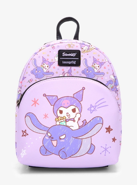 Loungefly Kuromi Baku Snacks Mini Backpack