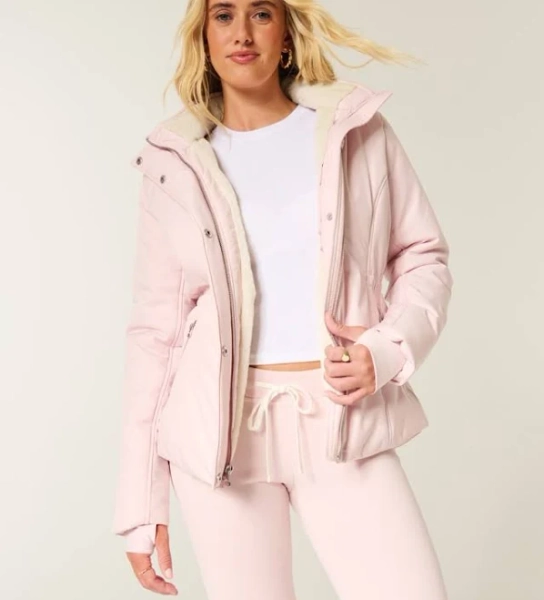 Hollister Women's Faux Fur-Lined All-Weather Jacket