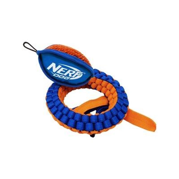 Nerf Dog Force Grip Vortex Chain Tug Dog Toy, 30-in