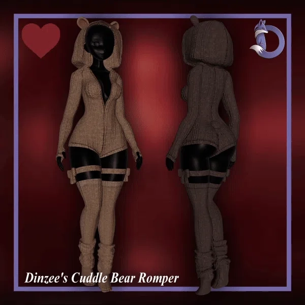 Dinzee's Cuddle Bear Romper  by Dinzee_1 on Jinxxy
