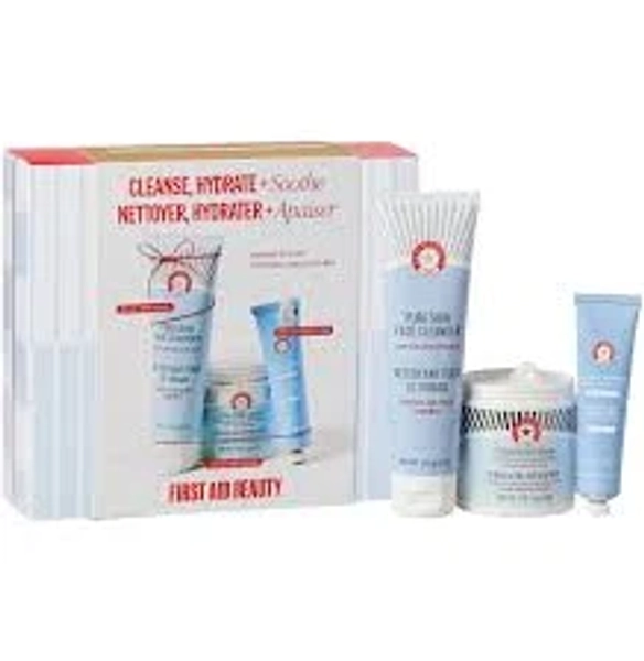 CLEANSE, HYDRATE + SOOTHE Holiday Skincare Gift Set