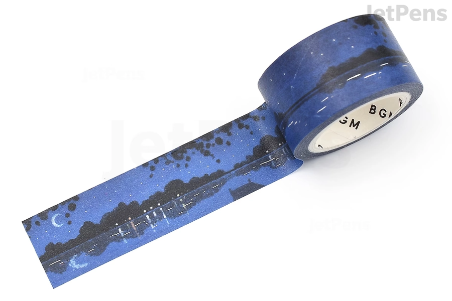 BGM Washi Tape - Fantasy View - Lake Night Views - 20 mm x 5 m