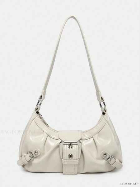 BagForLove - Distressed Leather Shoulder Bag For Work, Date, Party Night