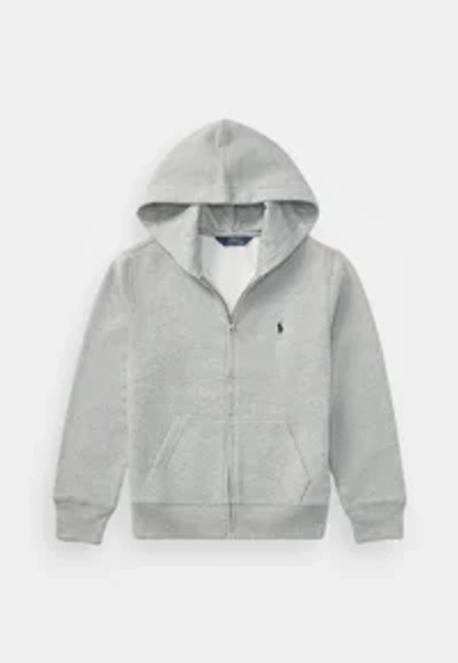 COTTON BLEND FLEECE HOODIE - Sweat zippé - dark sport heather