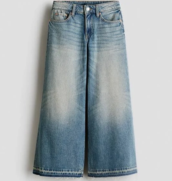 H&M Girls Wide-leg Jeans