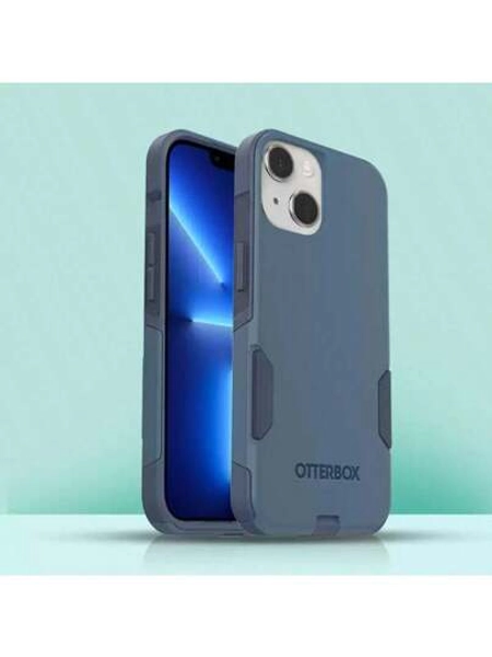 OtterBox 16e, 15, 14, & 13 Commuter Series Case - Black, Slim & Tough, Pocket-Friendly, With Port Protection