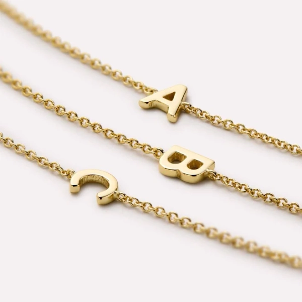 Ana Luisa Jewelry 14K Gold Initial Bracelet