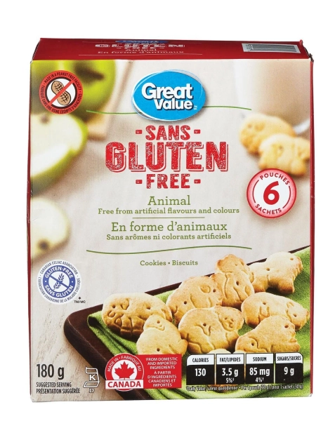 Great Value Gluten Free Animal Cookies