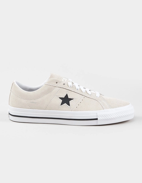 CONVERSE One Star Pro Suede Mens Shoes - OFF WHITE