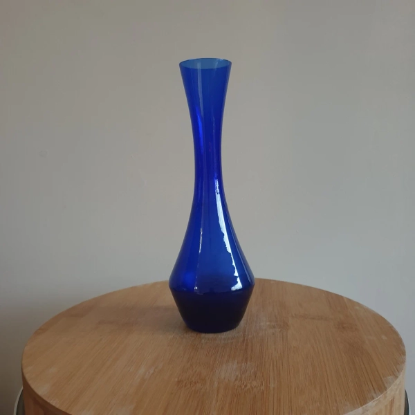 Vintage Blue Glass Vase. Decorative Flower Vase. Ornate Blue Vase. Décor. Gift. Unique - Etsy Australia