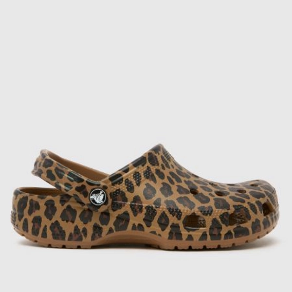 Crocs Classic Leopard Clog in Print