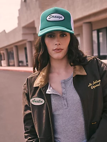Wrangler x Stranger Things "Strange" Trucker Hat | Men's ACCESSORIES | Wrangler®