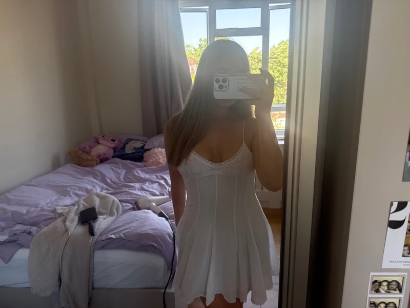 Zara White Summer Minidress