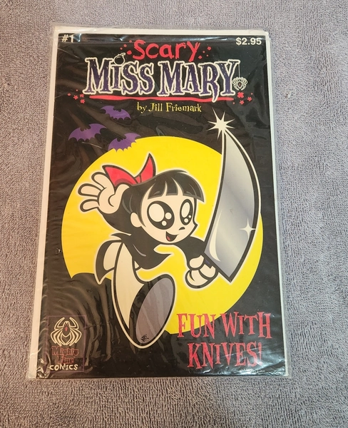 Scary Miss Mary #1 (2001) With Stickers Used And As Is 