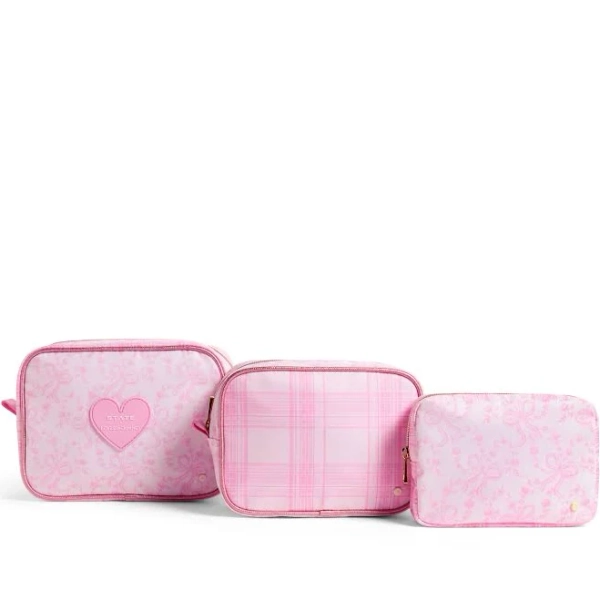 State Bags LoveShackFancy Travel Pouch Set of Three