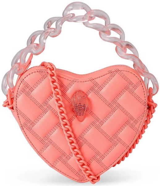 Kurt Geiger London Kensington Heart Chain Crossbody Bag