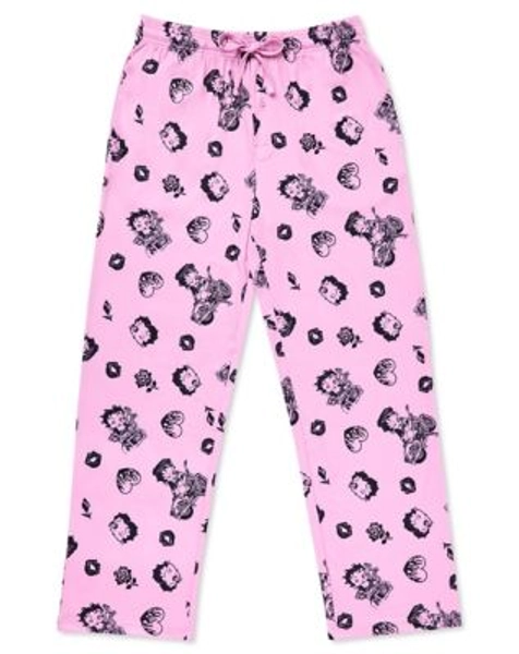 Pink Betty Boop Motorcycle Lounge Pants - Spencer's