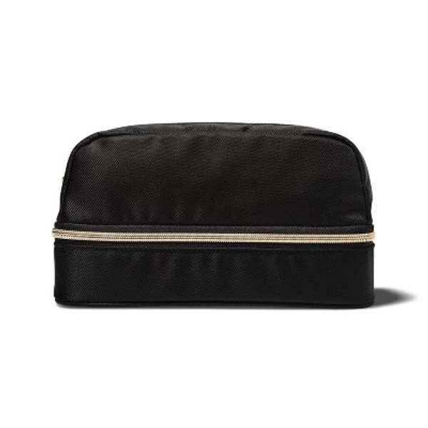 Sonia Kashuk™ Double Compartment Travel Makeup Toiletry Bag: Zipper Closure, 10" Width, 2 Compartments