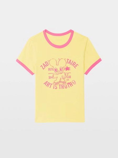 T-shirt Donna Gialla Banana 100% Cotone | Zadig&Voltaire