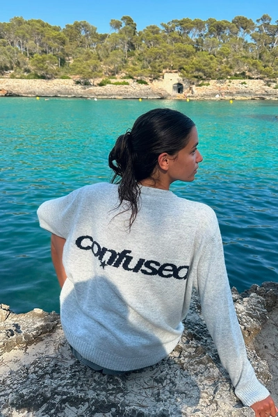 Confused sweater