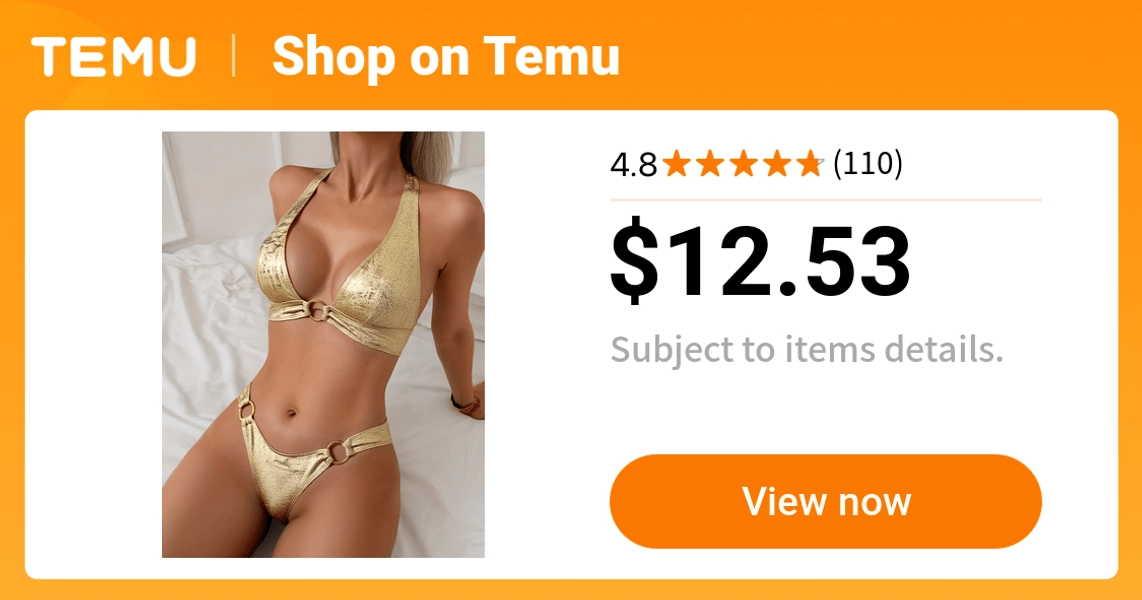 ladies     fabric cross strap beach swimsuit - Temu