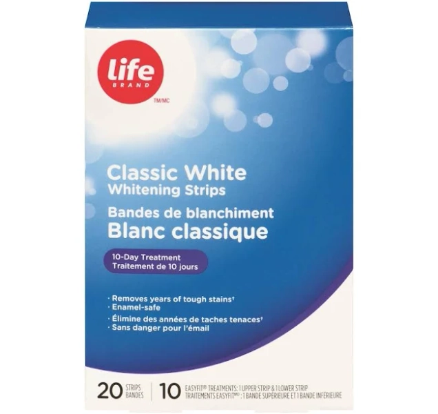 Life Brand Ten Day Teeth Whitening Strips