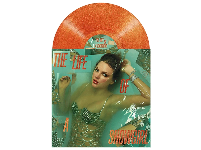 Taylor Swift - The Life of a Showgirl: Sweat and Vanilla Perfume Portofino (Orange Glitter LP)  - (Vinyl)