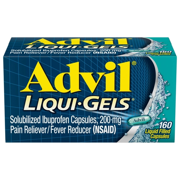 Advil Liqui-Gels 200 MG Ibuprofen Capsules, 160 CT, 40 CT, 20 CT, 80 CT, 200 CT