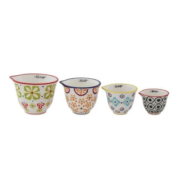 Creative Co-Op Floral Measuring Cups