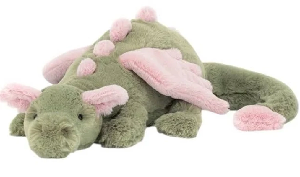 Jellycat Malachy Dragon - Brand With Tags - Free & Quick Shipping