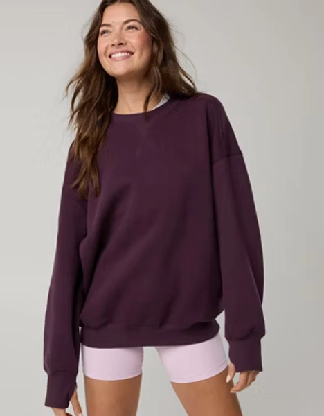 OFFLINE By Aerie Cloud Fleece Oversized Crewneck