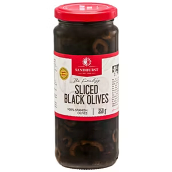 Sliced Black Olives 350g