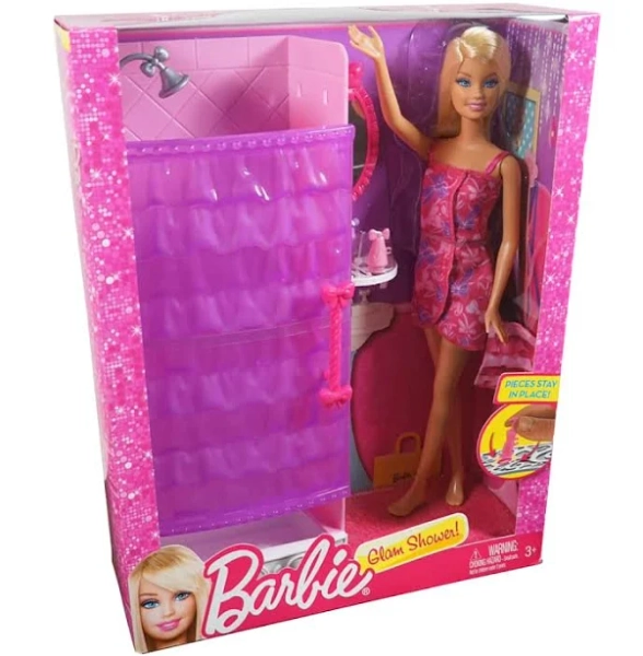Barbie Glam Shower Playset