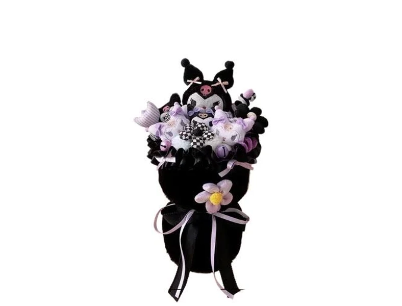 Sanrio Kuromi Bouquet Plush Toy Birthday Gift Girlfriend Gift - Black