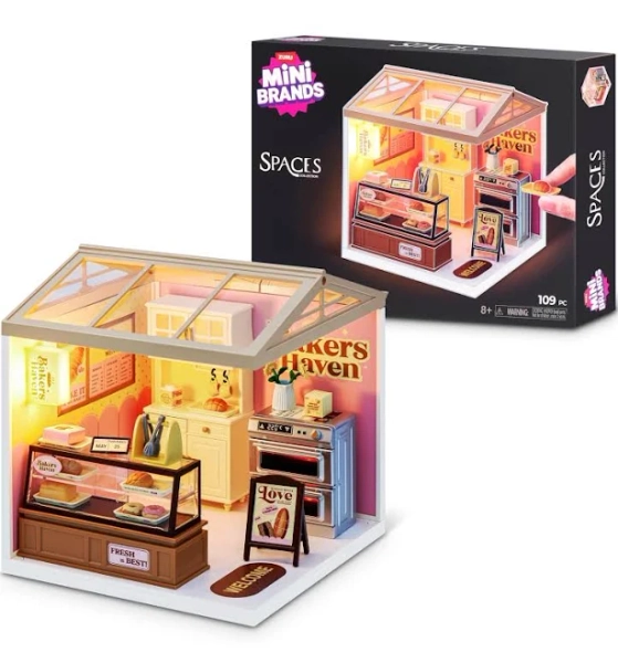Mini Brands Mini Spaces Bakers Haven By ZURU DIY Mini Spaces build & customize kit