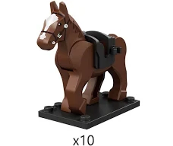 Horses for Building Block Minifigures