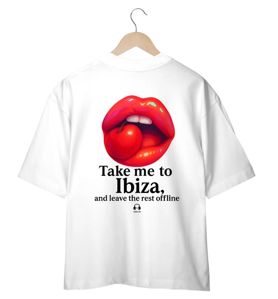 Camiseta Oversized CAMISETA OVERSIZED - TAKE ME TO IBIZA.... R$199,99 em CENA ON STORE