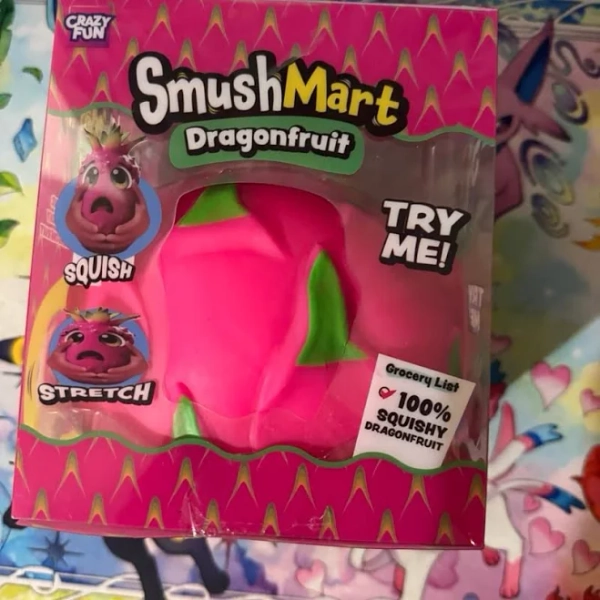 Five Below New, Crazy Fun RMS SmushMart Exclusive Dragonfruit Jumbo Squishy Squeeze Toy - New Toys & Collectibles