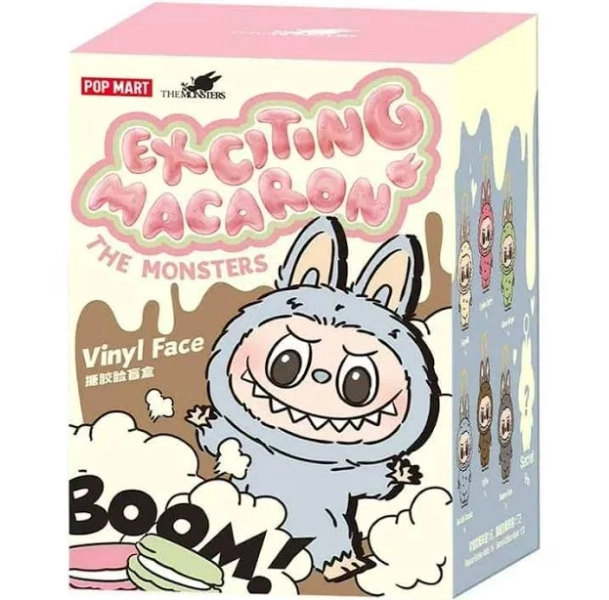 Pop Mart x THE MONSTERS: Exciting Macaron Series Plush Keyring Figurine Blind Box (1pc)