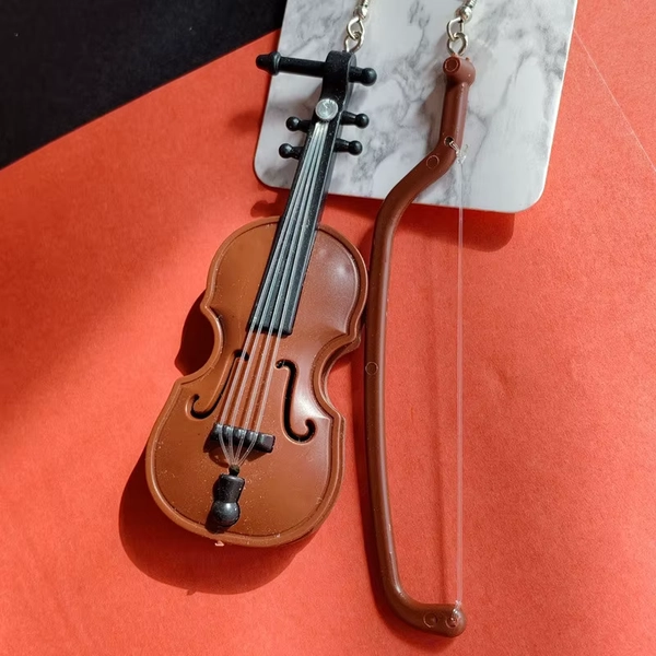 Funny Violin Drop Earring For Women Fashion Dangle Earrings 2021 Winter New Trendy Irregular Personality Accessories As A Gift - AliExpress 