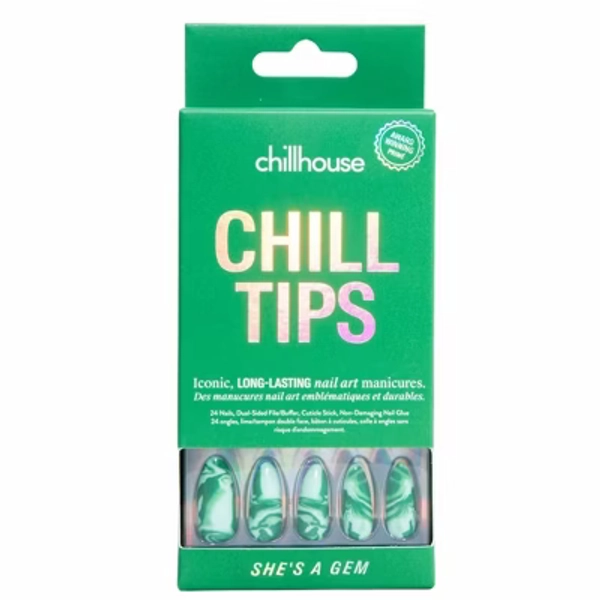 Chillhouse Chill Tips Press-On Fake Nails - Shes a Gem - 24ct