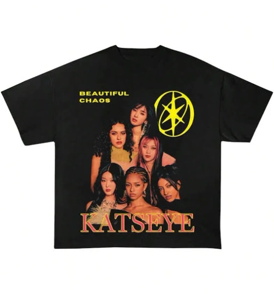 Eyekon Kpop Katseye Graphic T-Shirt