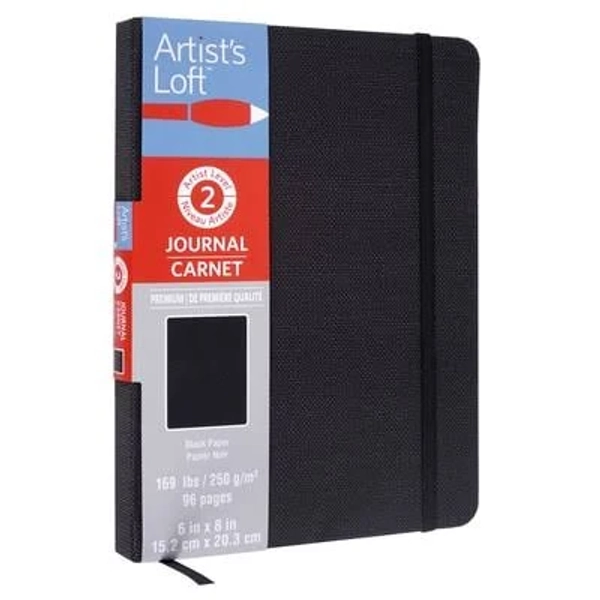 Artist's Loft Black Page Premium Hardcover Journal