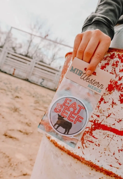 Eat Beef Air Freshner