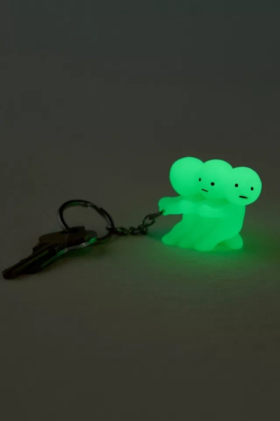 Smiski Glow-In-The-Dark Keychain