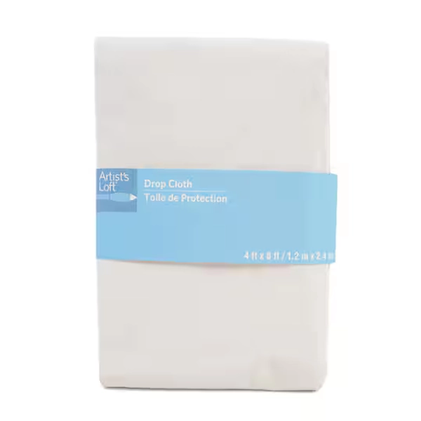 White Drop Cloth, 4ft. x 8ft. by Artist's Loft™