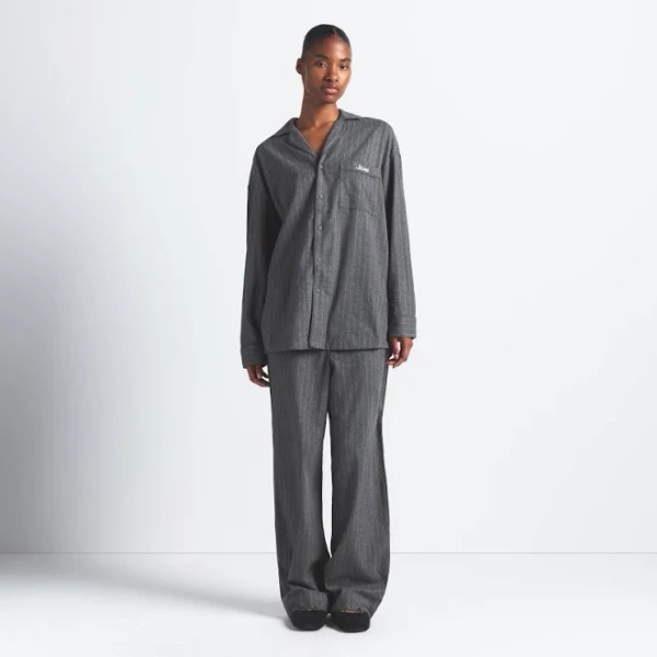 Skims Women's Elevated Flannel Pajama Set