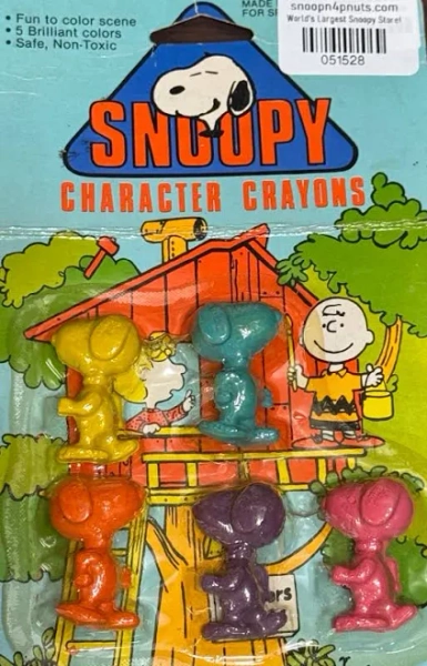 Snoopy-Shaped Crayons